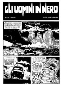 prima pagina uomini in nero